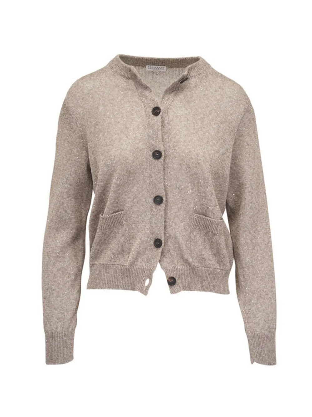 Brunello Cucinelli patch-pocket cardigan - Neutrals