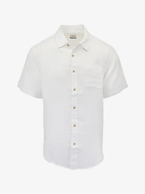 FAHERTY button linen shirt