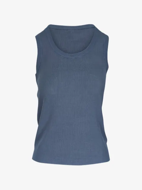 Kinross Cashmere ribbed tank top