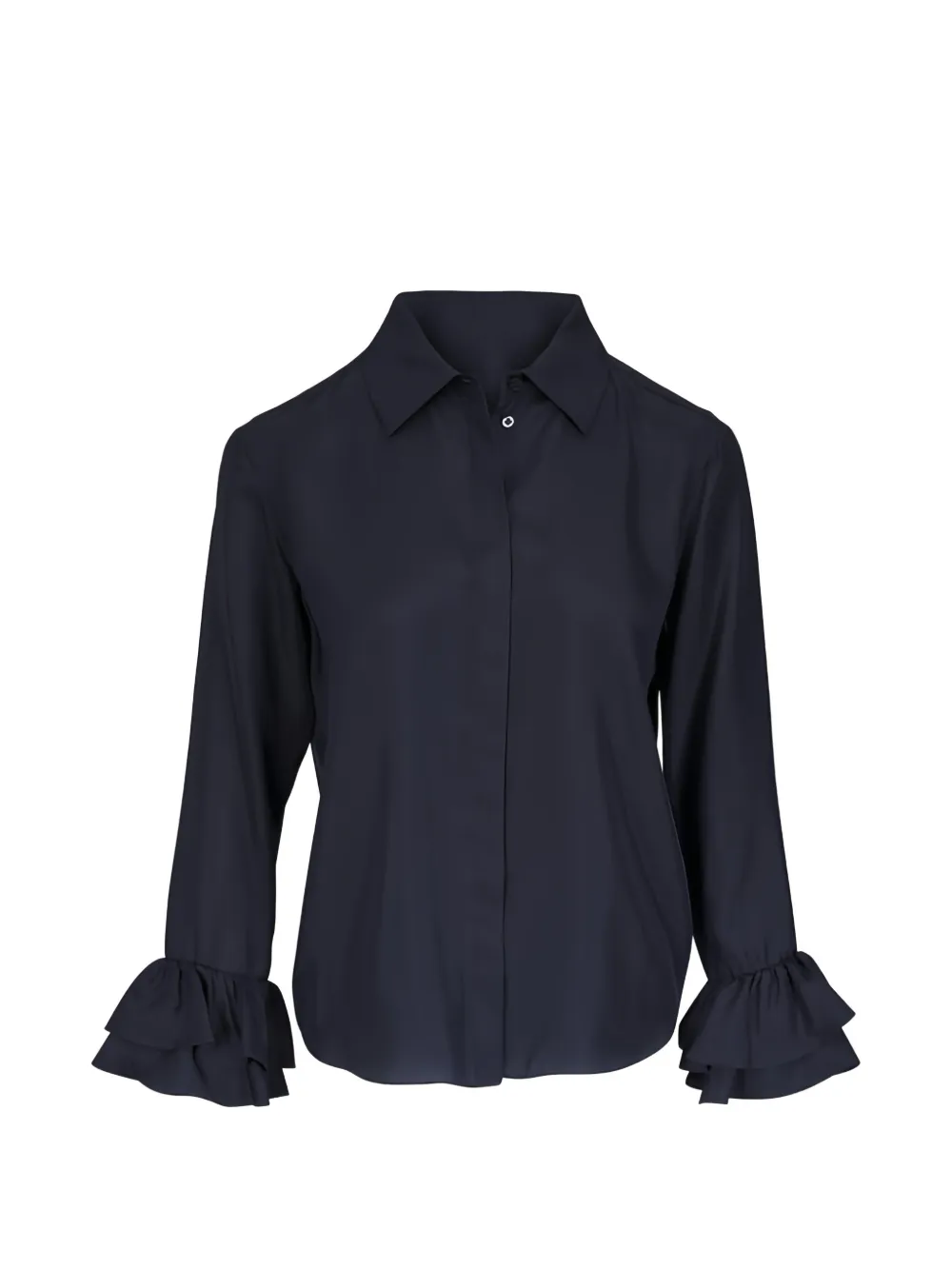 Dorothee Schumacher ruffled shirt - Blu
