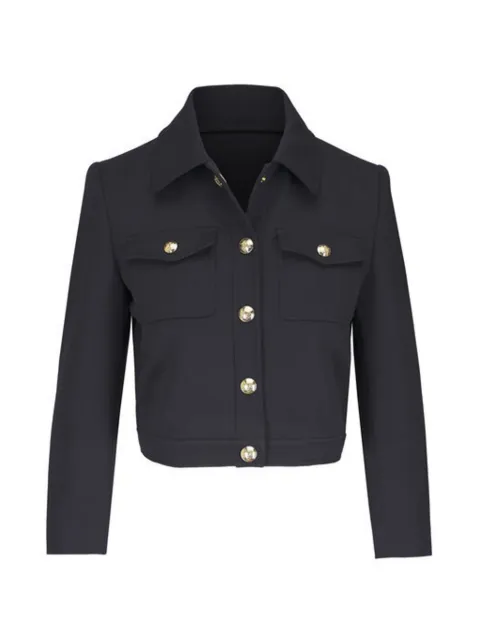 Nili Lotan Edna button cropped jacket