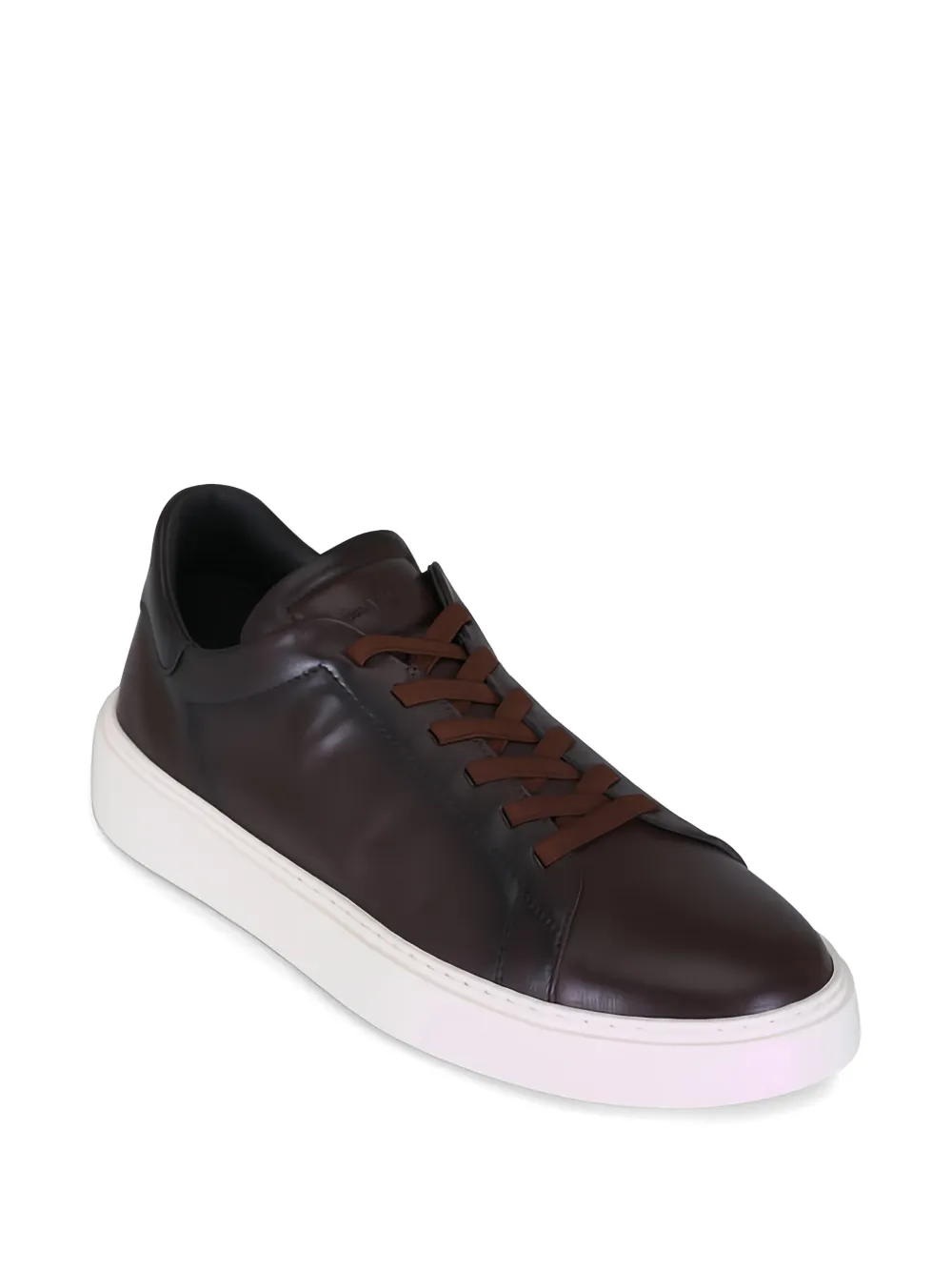 To Boot New York James leren sneakers Bruin
