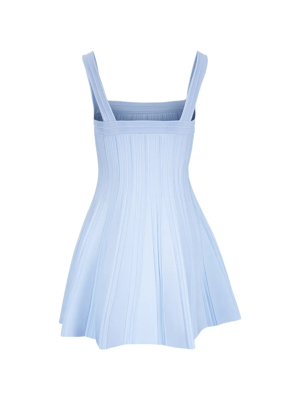  Simkhai Square-neck Mini Dress - Blue 