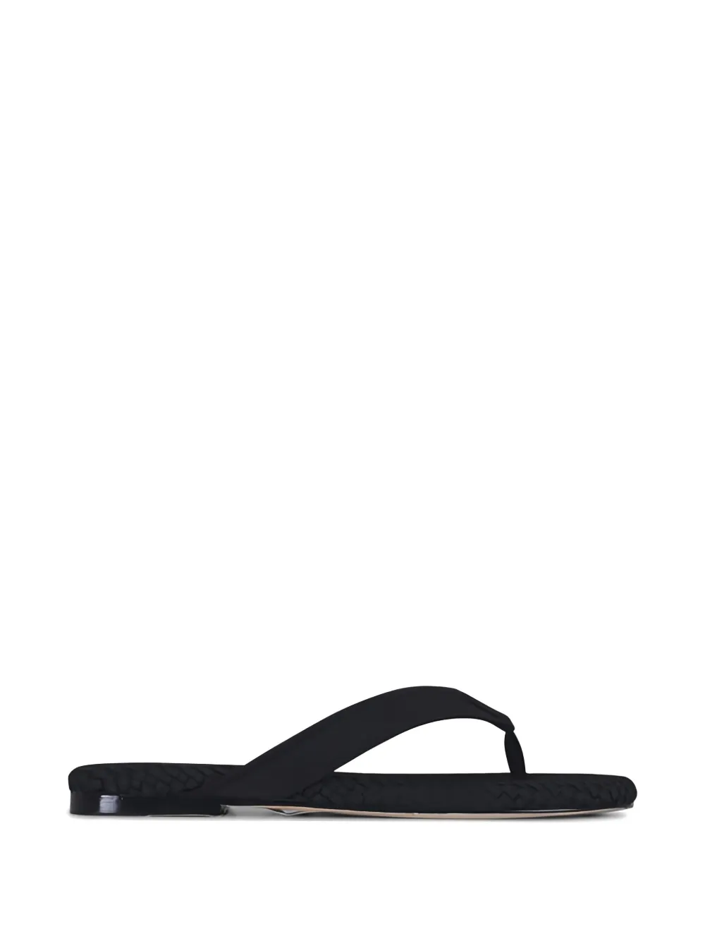 NAGHEDI T-strap flip flops - Schwarz
