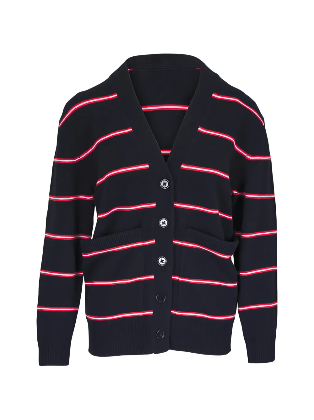Dorothee Schumacher striped-pattern cardigan - Blu