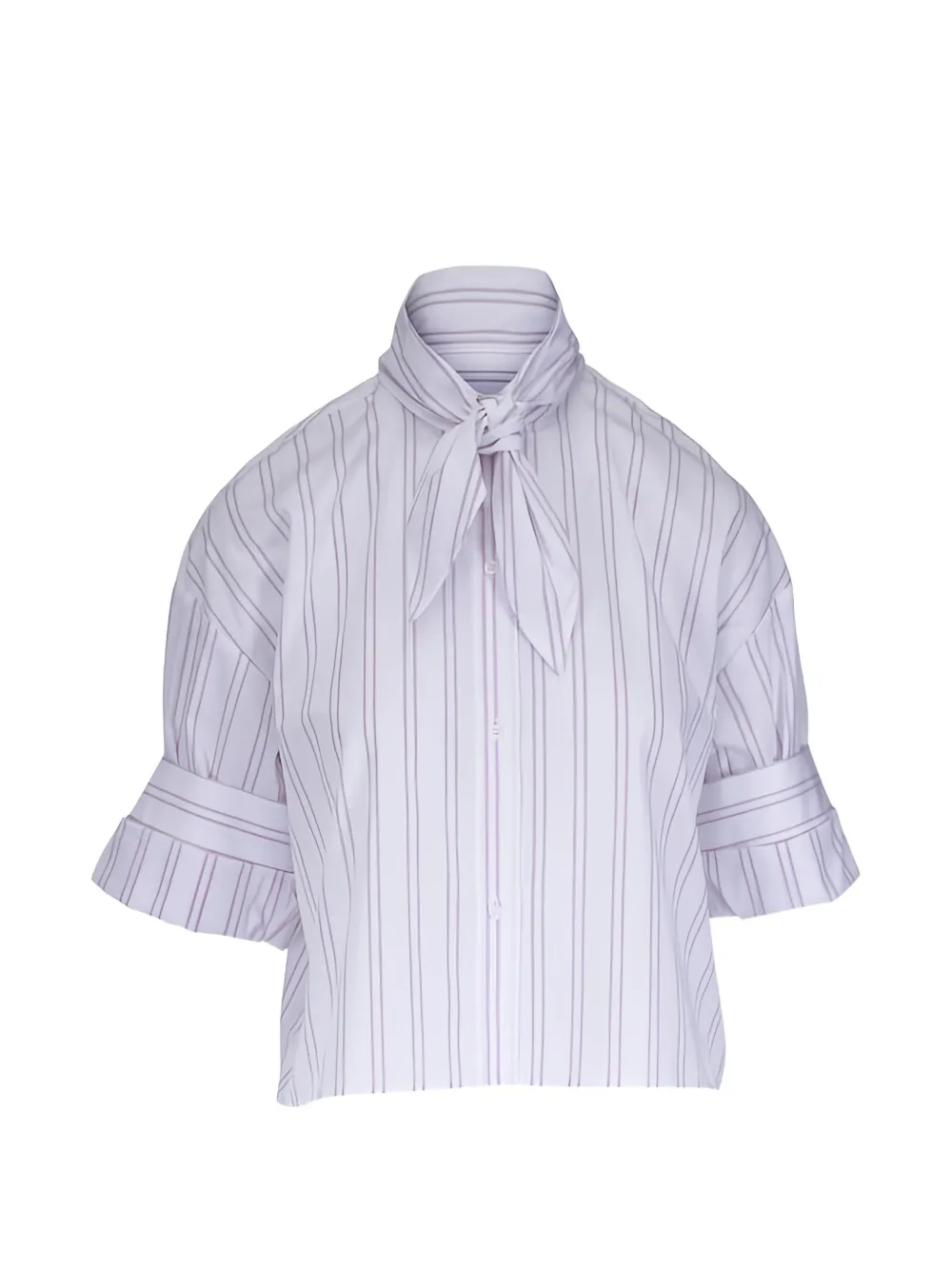 TWP striped tie blouse - Viola