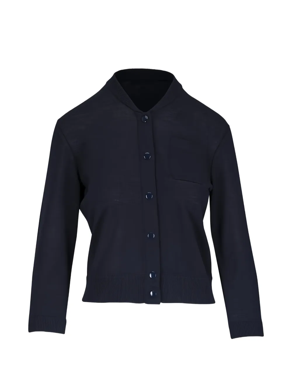 Dorothee Schumacher pocket button knit top - Blu