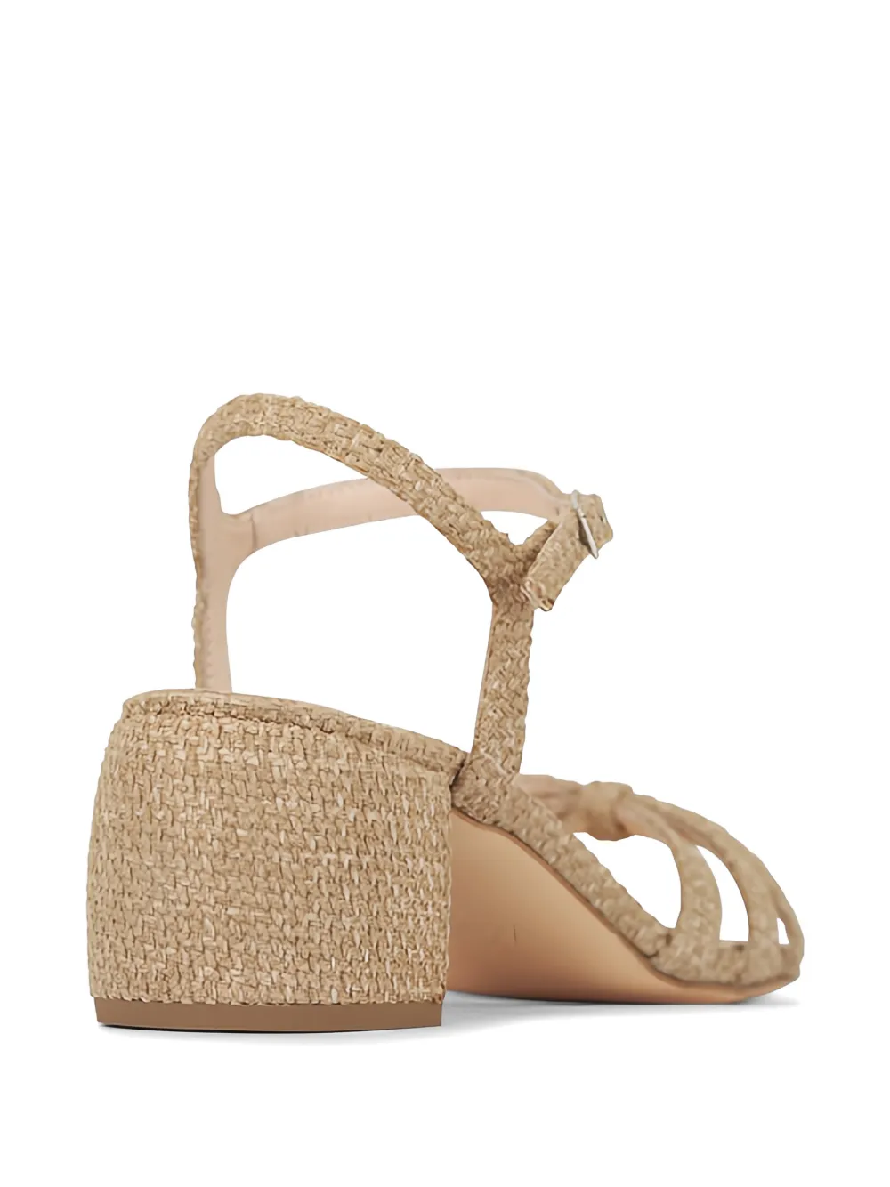 AGL Sandalen met bandjes en strik Beige