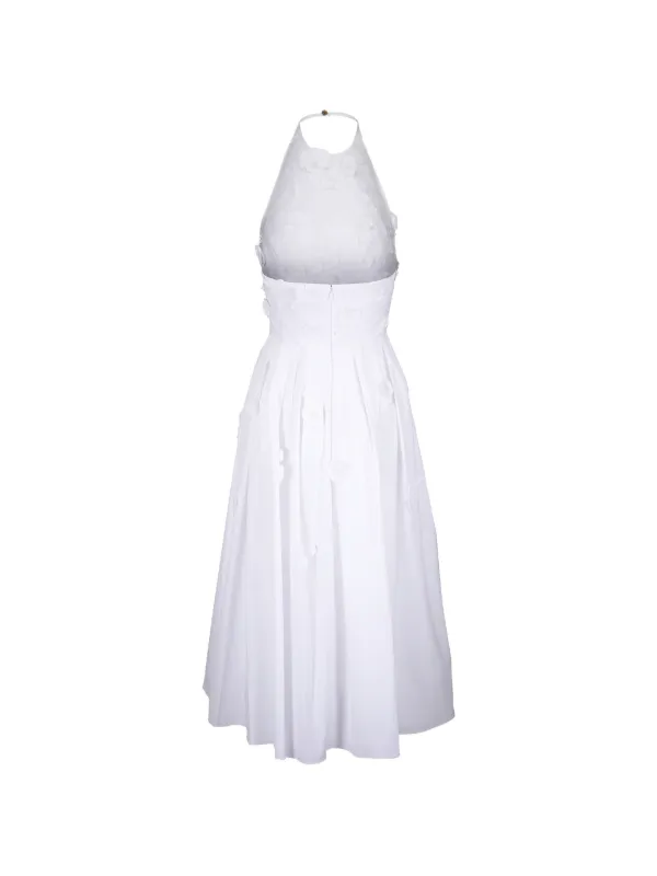 carolina herrera halter dress CAROLINA HERRERA | Women's | Halter Neck A Line Dress | Black DAY Dress