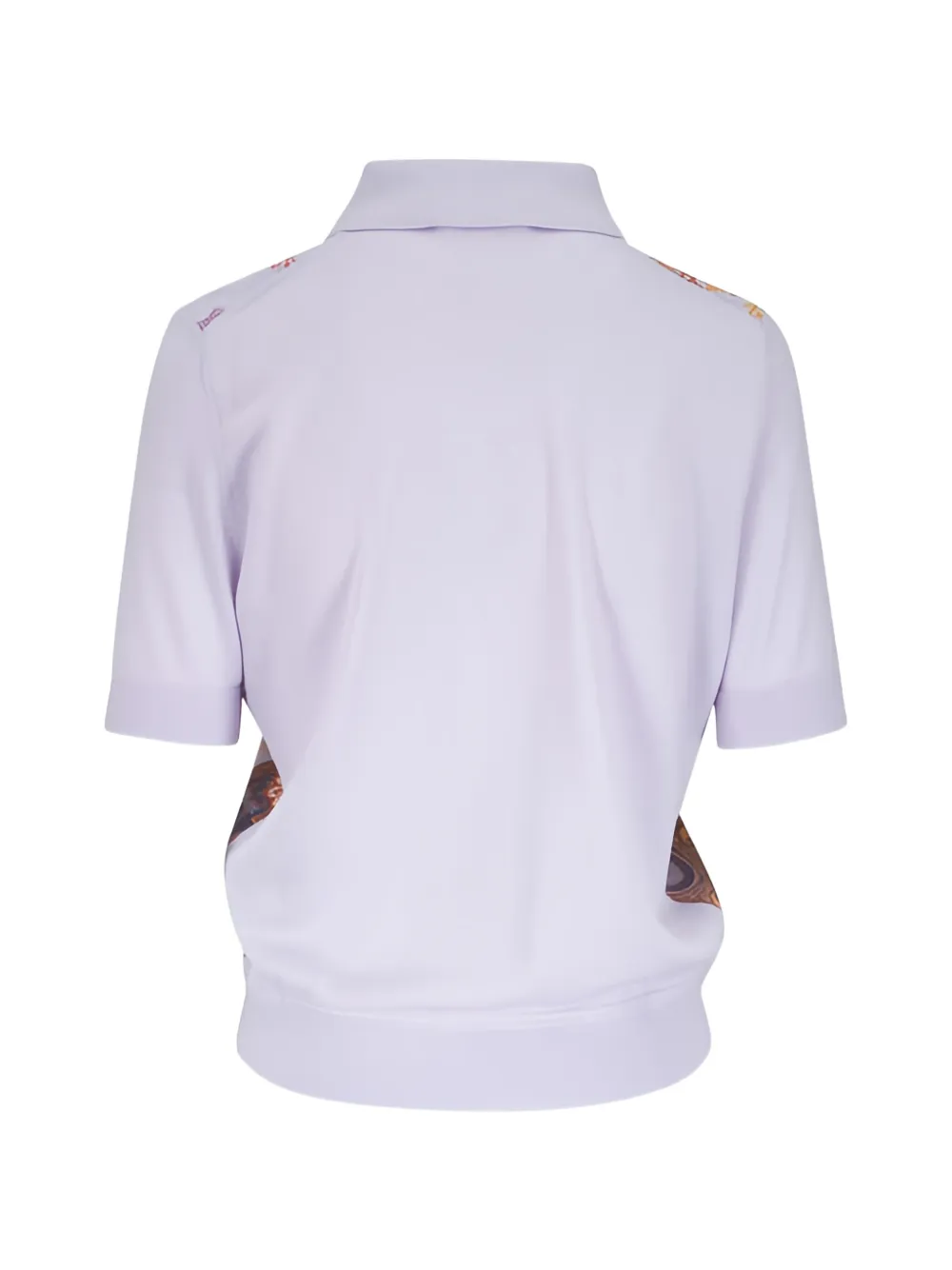  Zimmermann Floral-pattern Polo Top - Purple 
