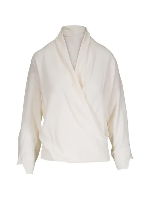 Zero + Maria Cornejo draped blouse