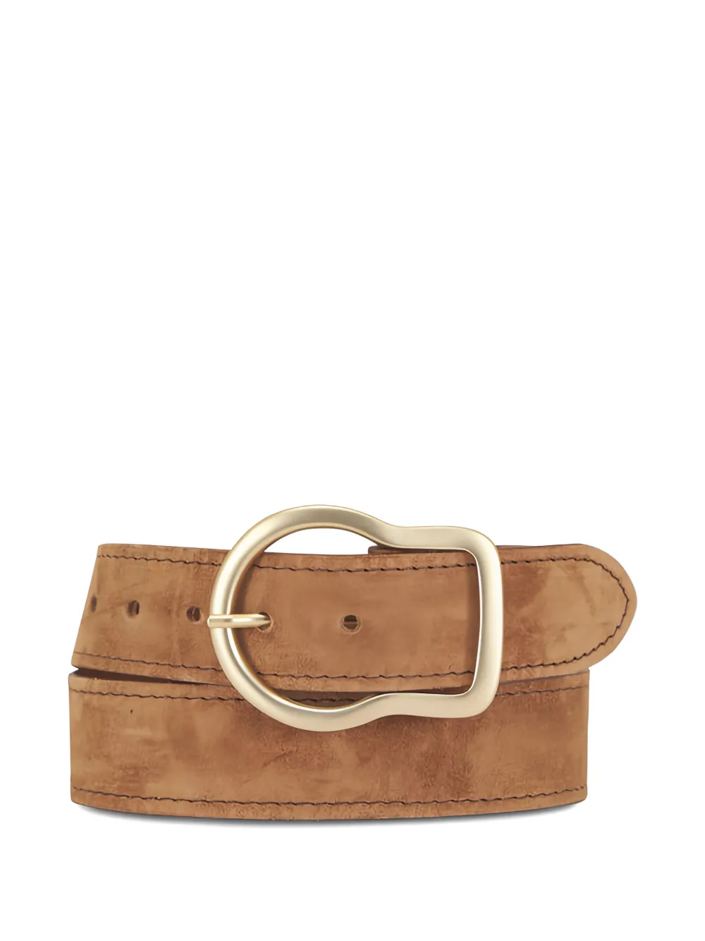 Dorothee Schumacher suede buckle belt - Toni neutri