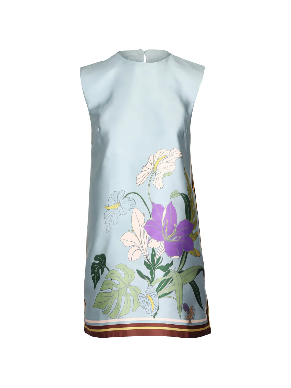 ALEMAIS Alfie Day Minikleid mit Blumen-Print - Blau