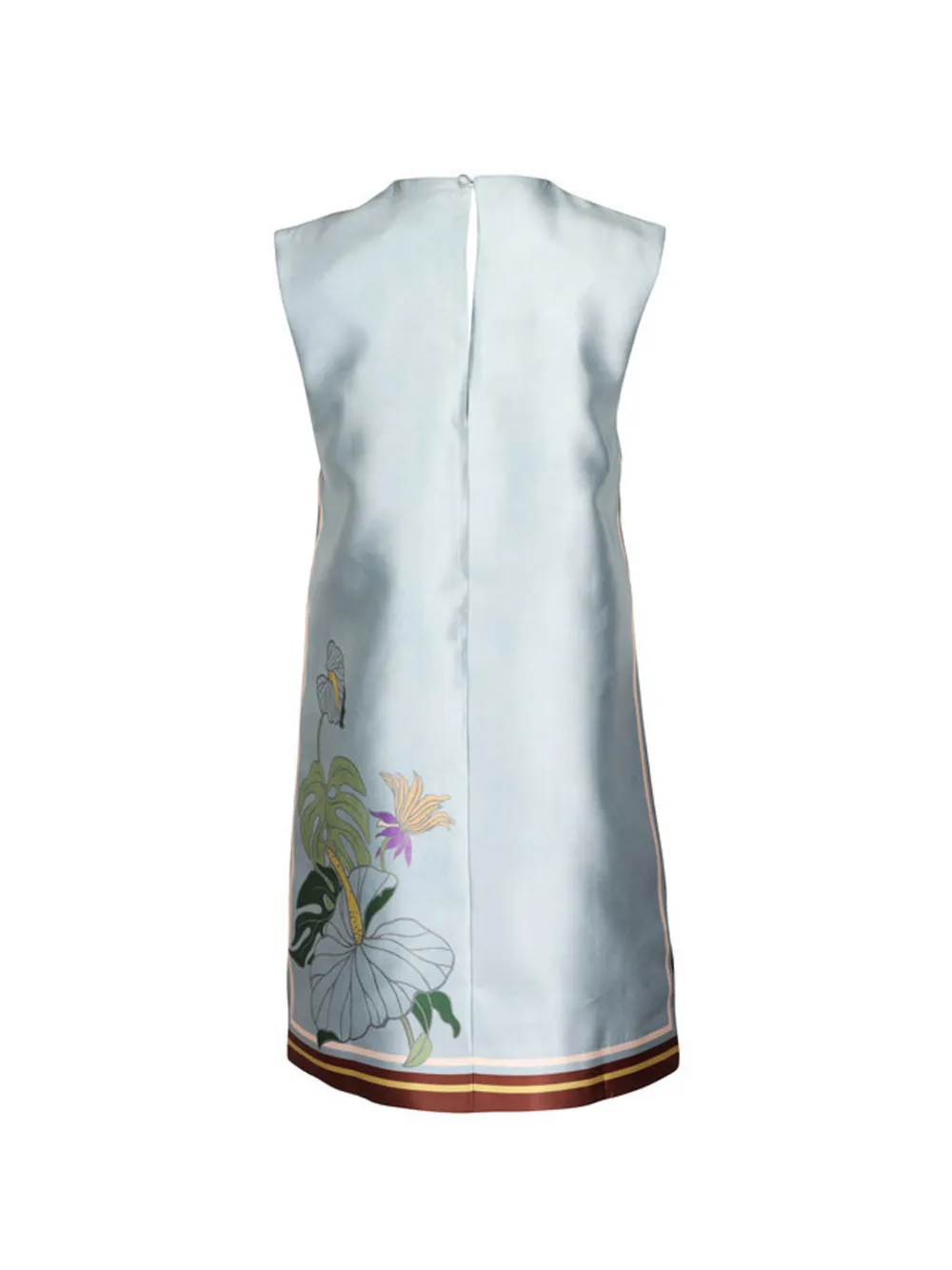 ALEMAIS Alfie mini-jurk met bloemenprint Blauw