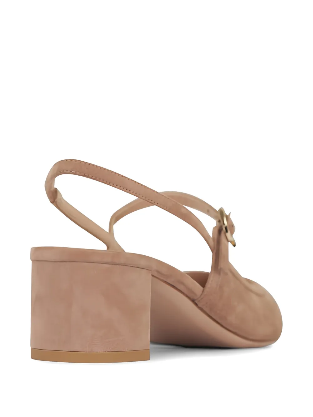 Gianvito Rossi slingback suede heeled pumps Bruin