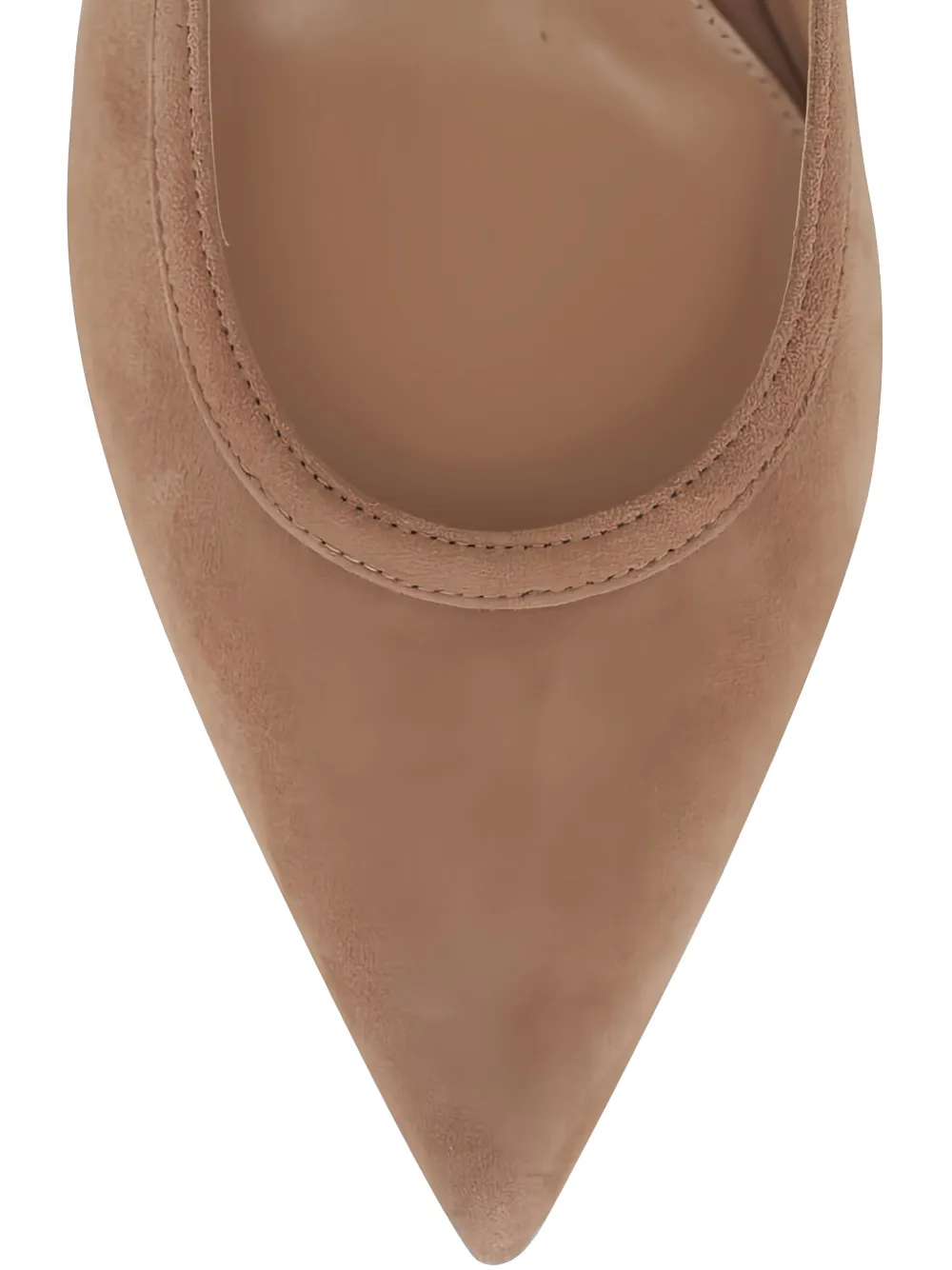 Gianvito Rossi slingback suede heeled pumps Bruin