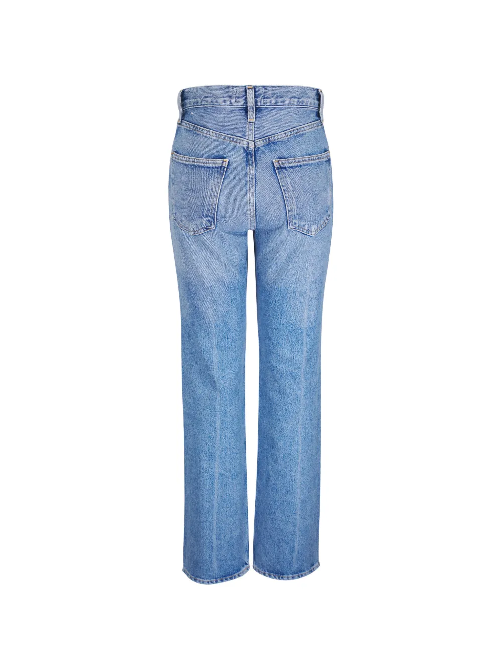 AGOLDE whiskering-effect jeans Blauw