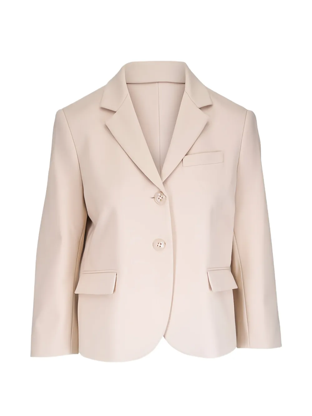 Dorothee Schumacher notched lapel button blazer - Toni neutri