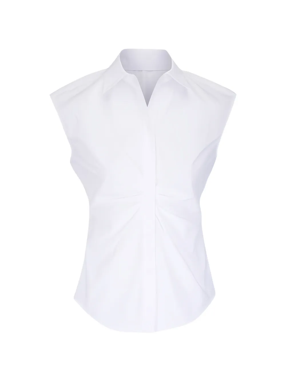 Lafayette 148 gathered shirt - Weiß