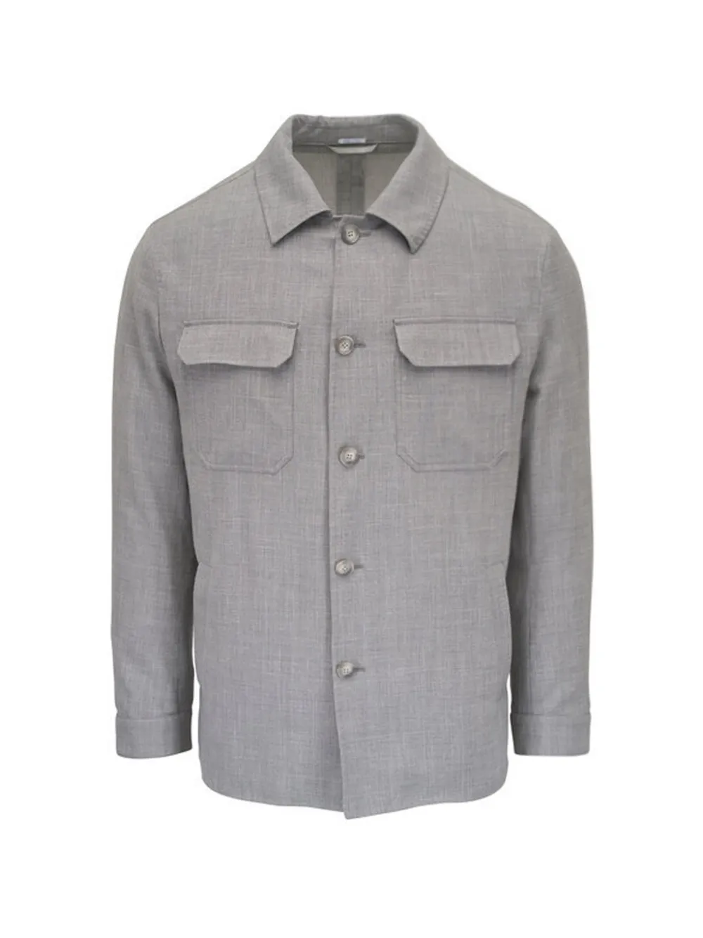 Atelier Munro flap-pocket overshirt - Grigio