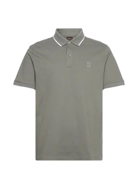 BOSS Poloshirt mit geknöpftem Kragen