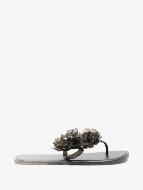 FARM Rio floral embellishment flip-flops