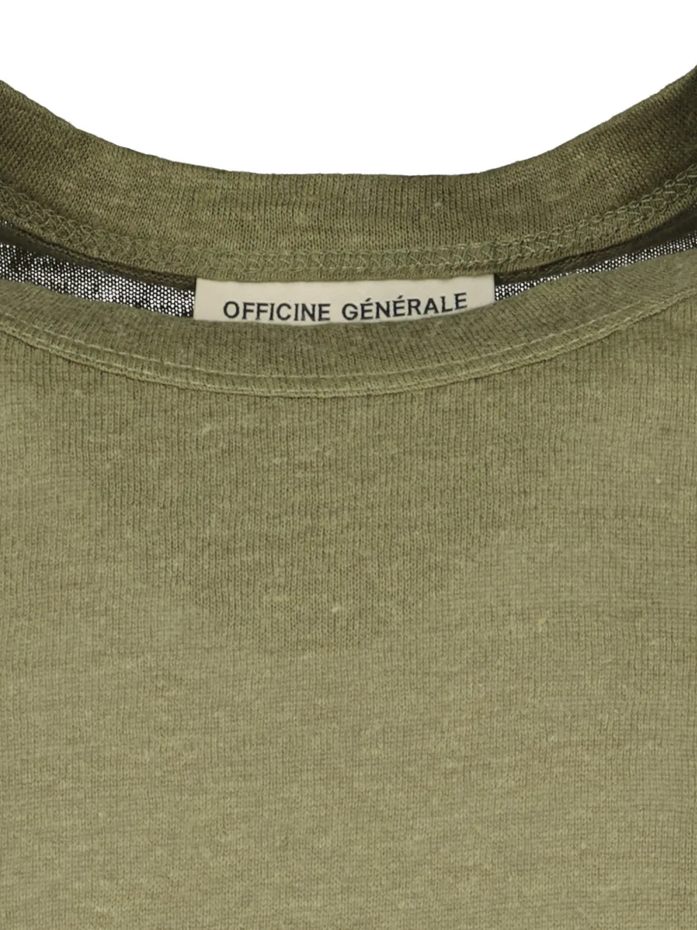 Officine Generale T-shirt met korte mouwen Groen
