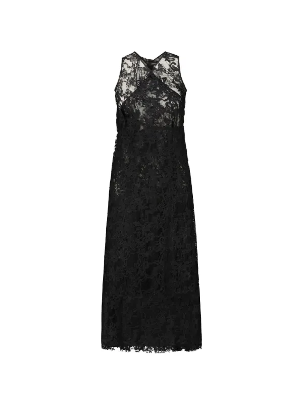 Junya Watanabe Lace Mini Dress in Black