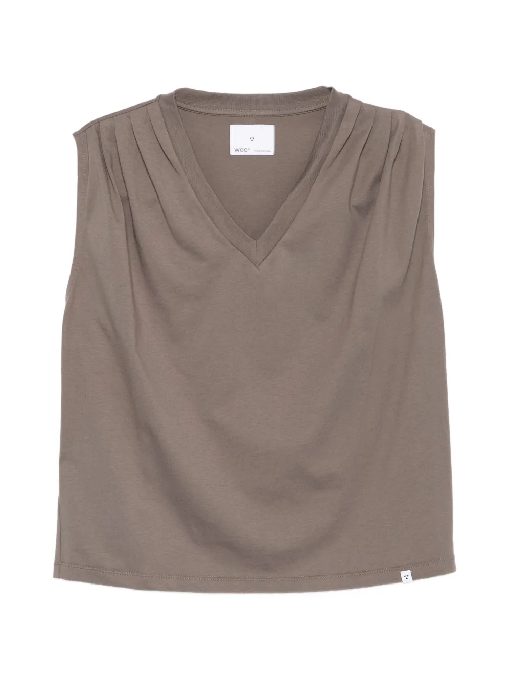 WOC Matera V-neck top - Grau
