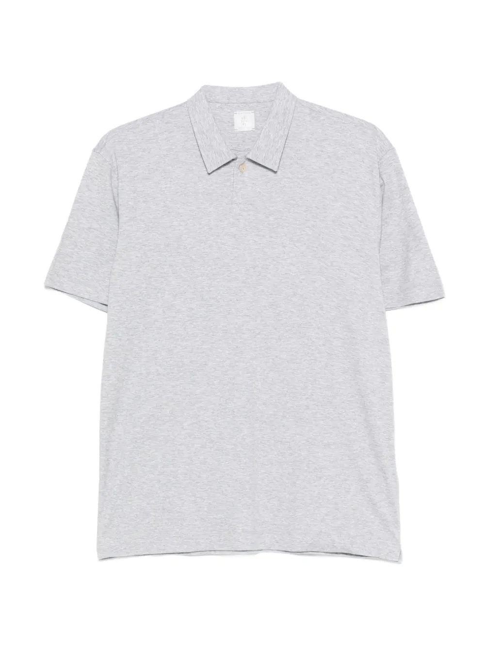 Eleventy buttoned short-sleeve polo shirt - Grau