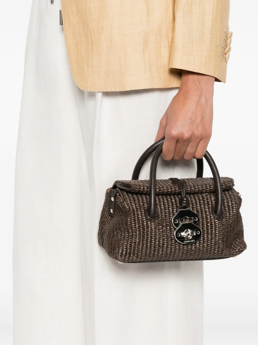 Zanellato baby Dotta tote bag - Marrone