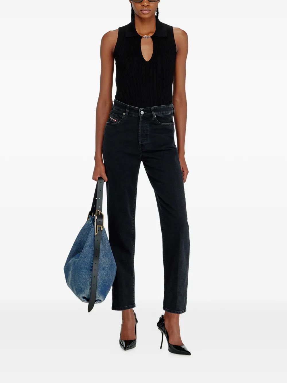 Diesel 1981 D-Went jeans Zwart