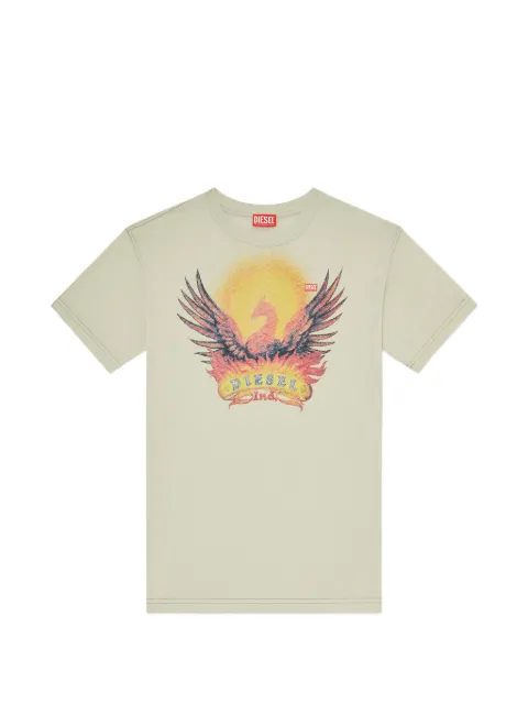 Diesel phoenix-print cotton T-shirt