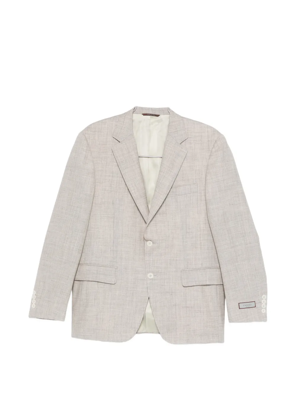 Canali notched-lapel suit - Toni neutri
