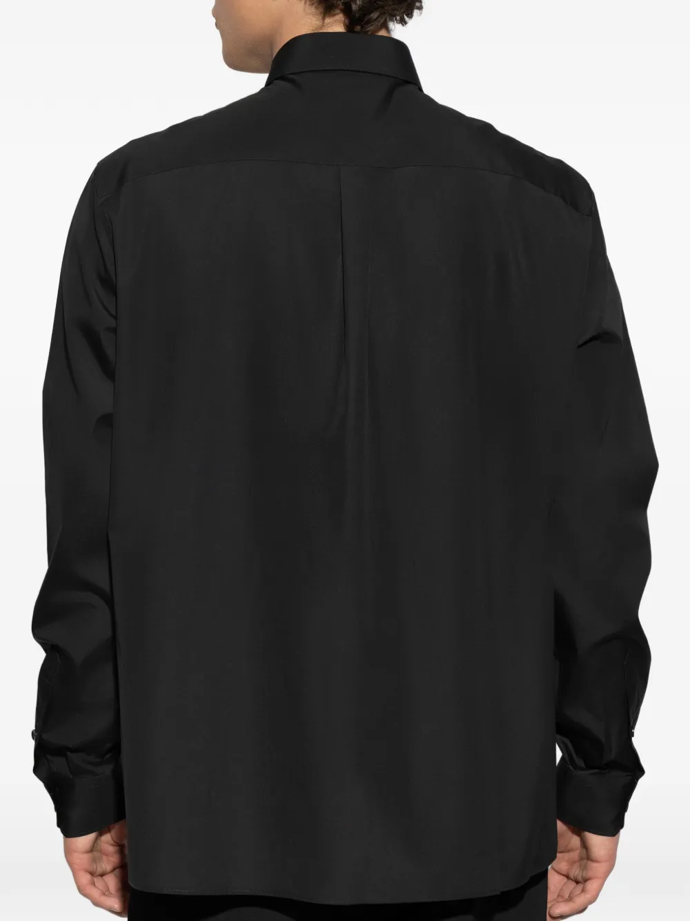 Dolce & Gabbana Katoenen Martini-fit overhemd met label Zwart