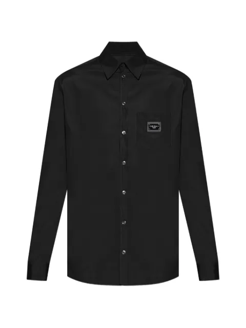 Dolce & Gabbana chest-pocket long-sleeve shirt