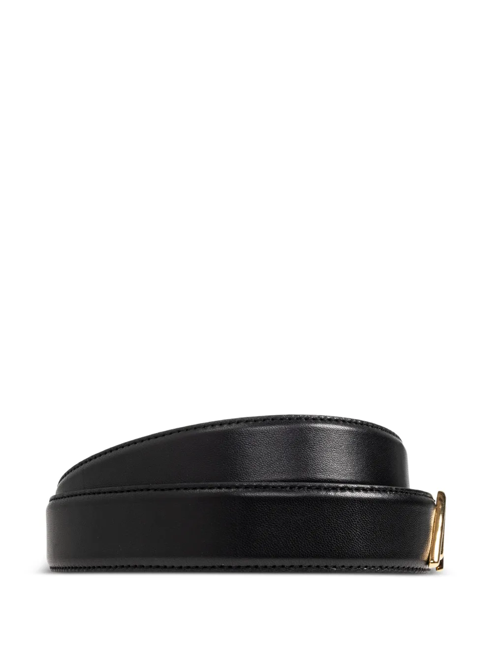 Moschino Leren riem Zwart