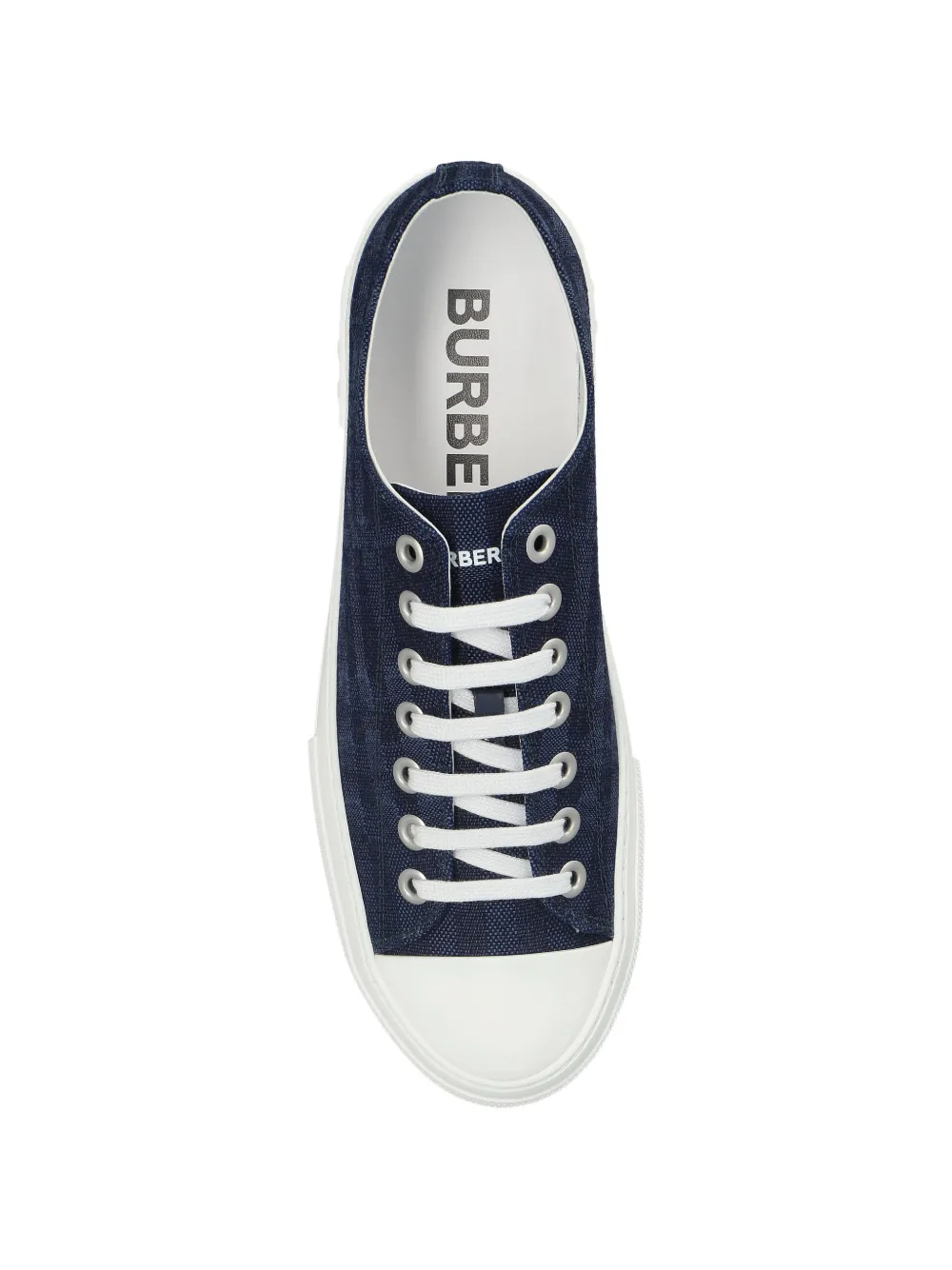 Burberry lace-up platform sneakers Blauw