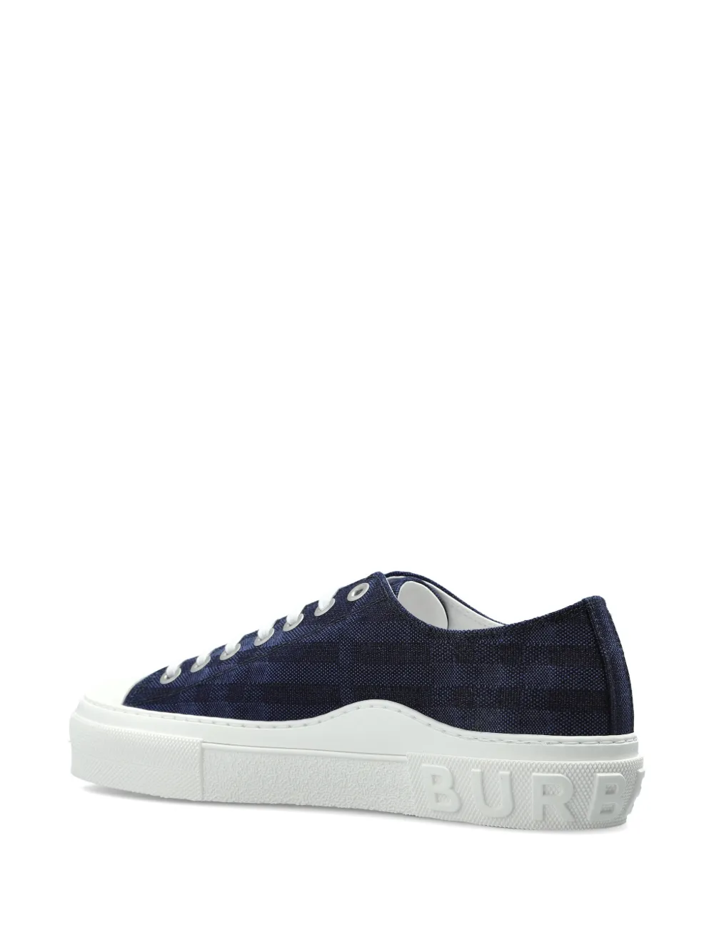 Burberry lace-up platform sneakers Blauw