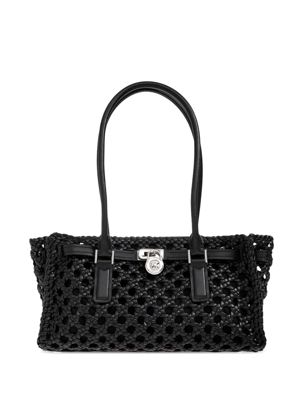 Michael Michael Kors Hamilton woven tote bag - Nero