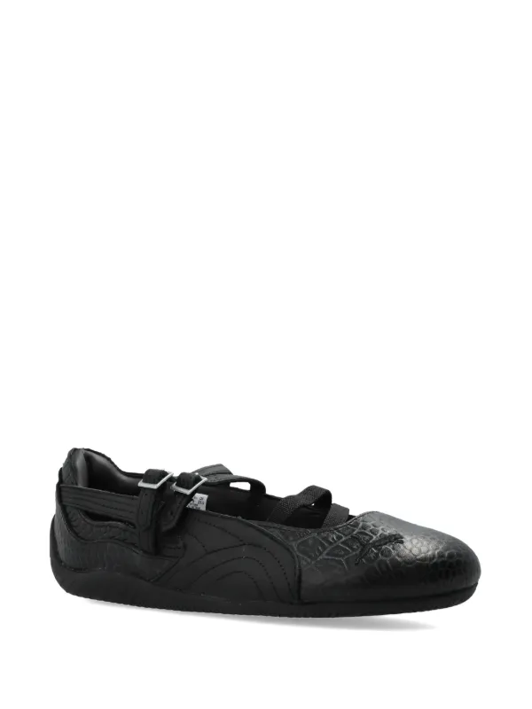 PUMA Speedcat クロコパターン フラットシューズ | ブラック | FARFETCH JP