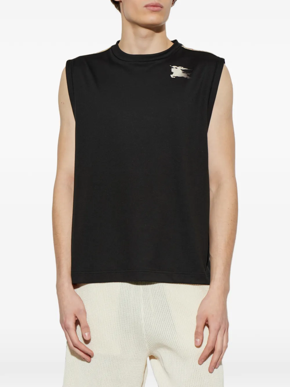 Burberry Arlo mouwloze spencer Zwart