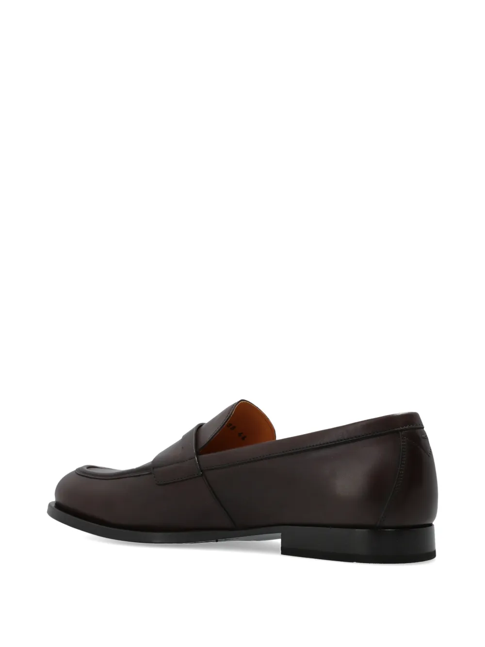 Fabi Leren penny loafers Bruin
