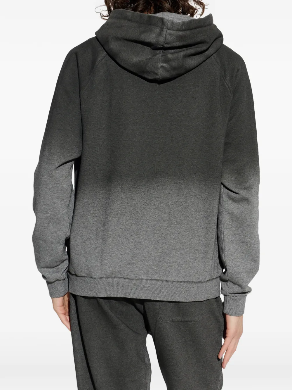 Moschino Hoodie met ombré-effect Zwart
