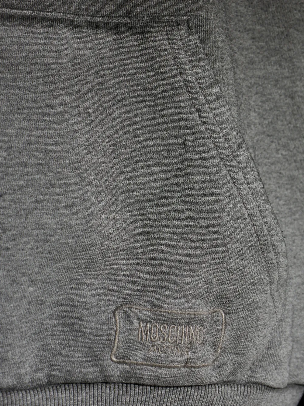 Moschino Hoodie met ombré-effect Zwart