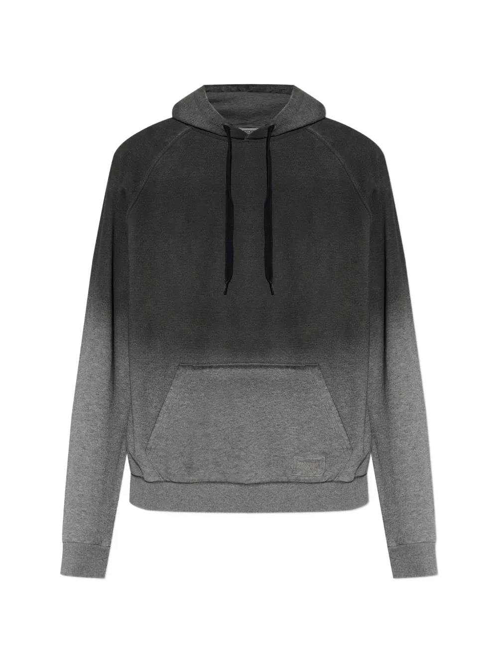 Moschino ombre-effect hoodie - Schwarz