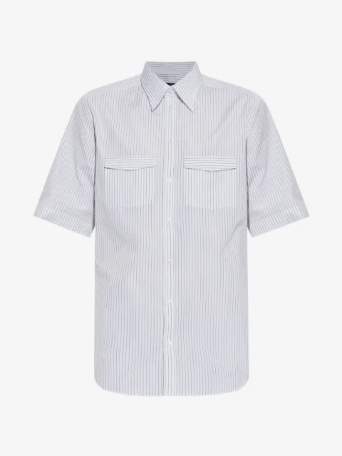 Dolce & Gabbana camisa con bolsillo a rayas