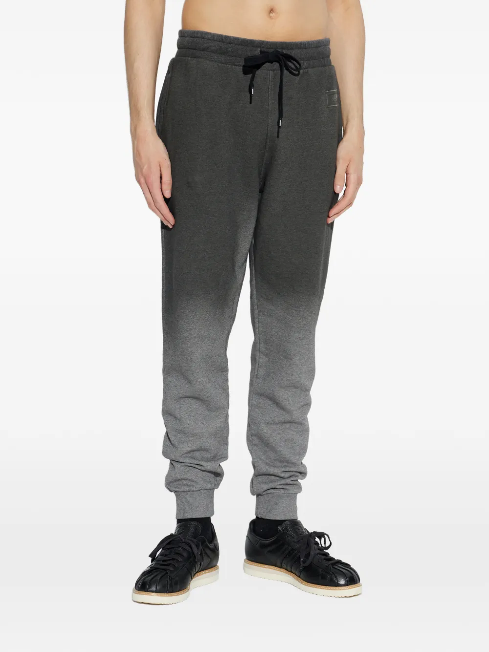 Moschino Trainingsbroek met ombré logo Grijs