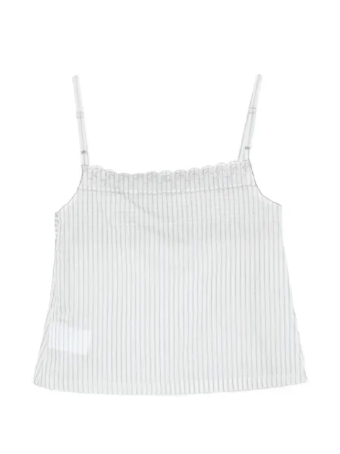 Low Classic striped lace top