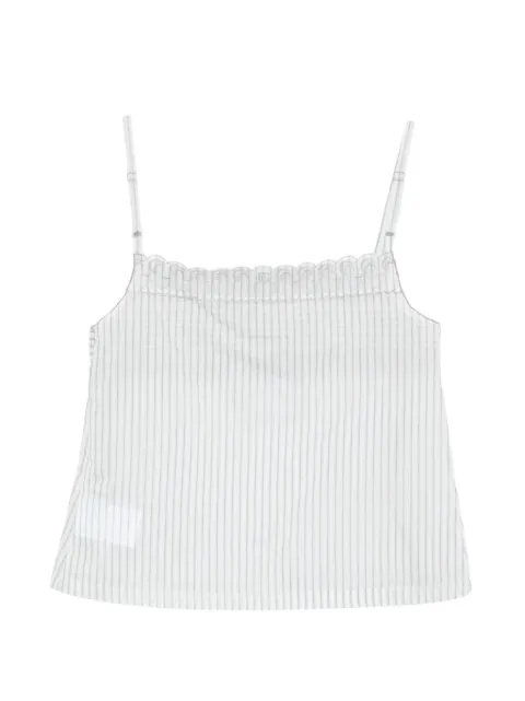 Low Classic striped lace top